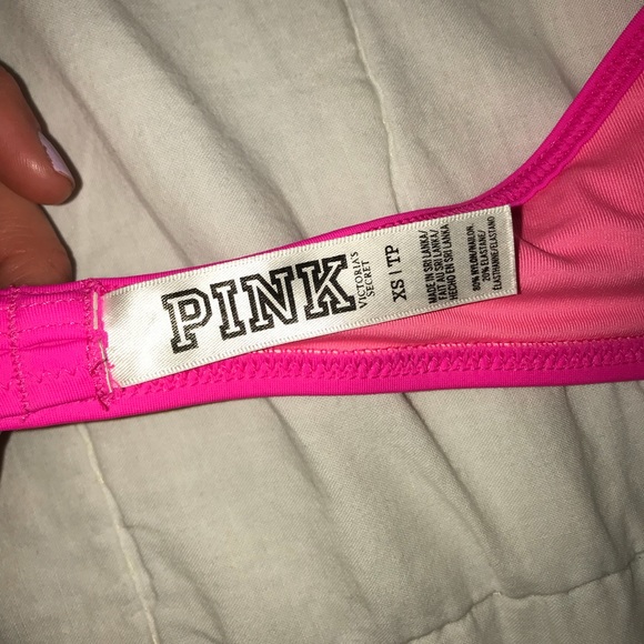 Adorable pink cross bikini top! - Picture 3 of 4